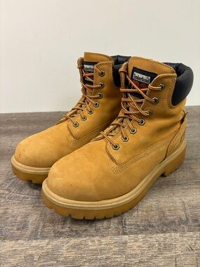 Timberland PRO 6” Waterproof Work Boots Wheat Nubuck | Men’s Size 8 M